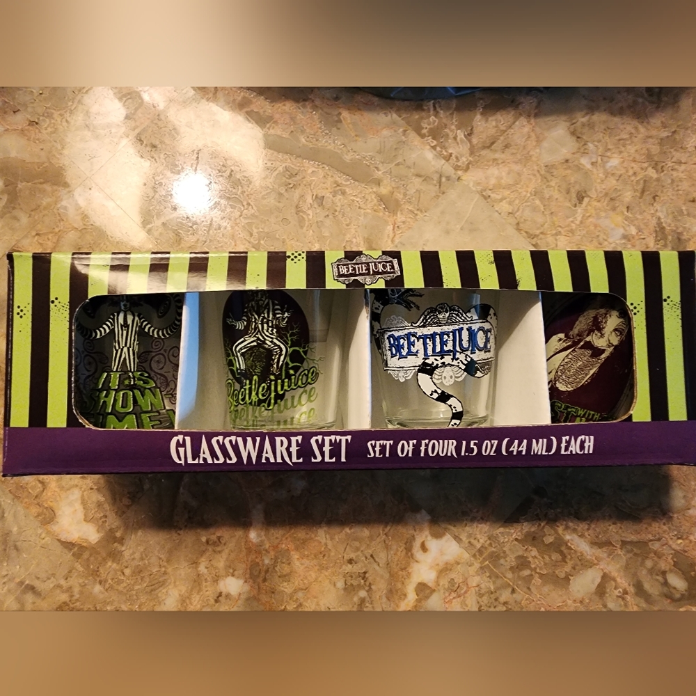Beetlejuice Shotglass set